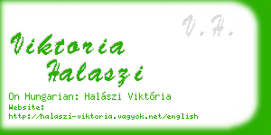 viktoria halaszi business card